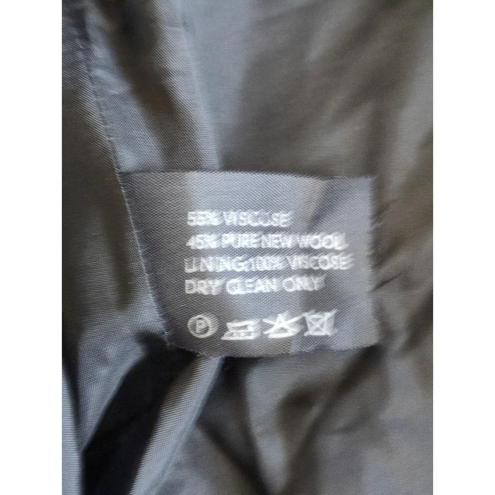 Yves Saint Laurent Double Breasted Tuxedo Blazer Sz 46 Reg Pour‎ Homme Black